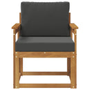 Udendørs sofa Soli Akacietræ og polyester Naturfarvet