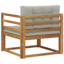 Udendørs Mellem Sofa Naturfarvet