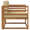Udendørs Mellem Sofa Naturfarvet