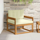 Udendørs Mellem Sofa Naturfarvet