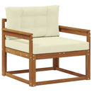 Udendørs Mellem Sofa Naturfarvet