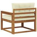 Udendørs Mellem Sofa Naturfarvet