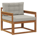 Udendørs Mellem Sofa Naturfarvet