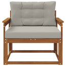 Udendørs Mellem Sofa Naturfarvet