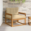 Udendørs Mellem Sofa Naturfarvet