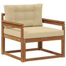Udendørs Mellem Sofa Naturfarvet