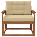 Udendørs Mellem Sofa Naturfarvet