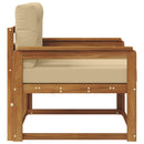 Udendørs Mellem Sofa Naturfarvet