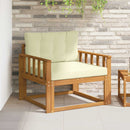 Udendørs Mellem Sofa Naturfarvet