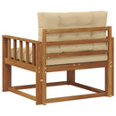 Udendørs Mellem Sofa Naturfarvet