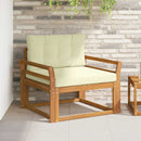 Udendørs Mellem Sofa Naturfarvet