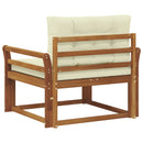 Udendørs Mellem Sofa Naturfarvet