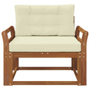 Udendørs Mellem Sofa Naturfarvet
