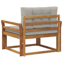 Udendørs Mellem Sofa Naturfarvet