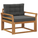 Udendørs Mellem Sofa Naturfarvet