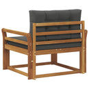 Udendørs Mellem Sofa Naturfarvet