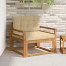 Udendørs Mellem Sofa Naturfarvet