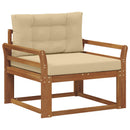 Udendørs Mellem Sofa Naturfarvet