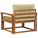 Udendørs Mellem Sofa Naturfarvet