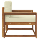 Udendørs Mellem Sofa Naturfarvet