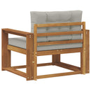 Udendørs Mellem Sofa Naturfarvet