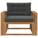 Udendørs Mellem Sofa Naturfarvet