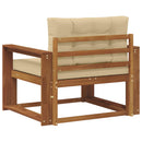 Udendørs Mellem Sofa Naturfarvet