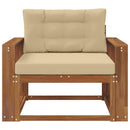 Udendørs Mellem Sofa Naturfarvet