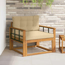 Udendørs Mellem Sofa Naturfarvet