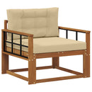 Udendørs Mellem Sofa Naturfarvet