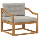 Udendørs Mellem Sofa Naturfarvet