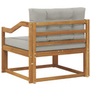 Udendørs Mellem Sofa Naturfarvet