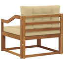 Udendørs Mellem Sofa Naturfarvet