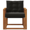 2 Stk Udendørs sofa Massivt Akacietræ Naturfarvet