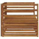 2 Stk Udendørs sofa Naturfarvet