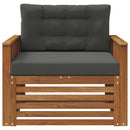 Udendørs sofa Soli Akacietræ og polyester Naturlig og Antracit