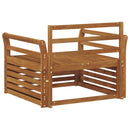 2 Stk Udendørs sofa Naturfarvet