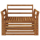 2 Stk Udendørs sofa Naturfarvet