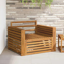 2 Stk Udendørs sofa Naturfarvet