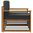 Udendørs sofa Soli Akacietræ og polyester Naturlig og Antracit