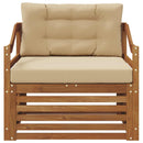 Udendørs sofa Naturlig og Beige