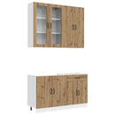 Køkken enhed LUCCA 4 pcs Artisan-eg Konstrueret træ