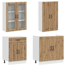 Køkken enhed LUCCA 4 pcs Artisan-eg Konstrueret træ
