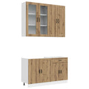 Køkken enhed PORTO 4 pcs Artisan-eg Konstrueret træ