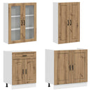 Køkken enhed PORTO 4 pcs Artisan-eg Konstrueret træ