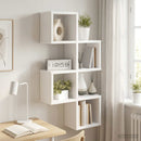 Væghylde Vægmonteret Hvid 39 x 15 x 76 cm Konstrueret træ