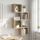 Væghylde Vægmonteret Sonoma-eg 39 x 15 x 76 cm Konstrueret træ