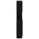 Væg Kub Hylder Vægmonteret Sort eg 64 x 13,5 x 91,5 cm
