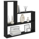Væghylde Sort eg 60 x 11 x 60 cm Konstrueret træ