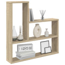 Væghylde Sonoma-eg 60 x 11 x 60 cm Konstrueret træ